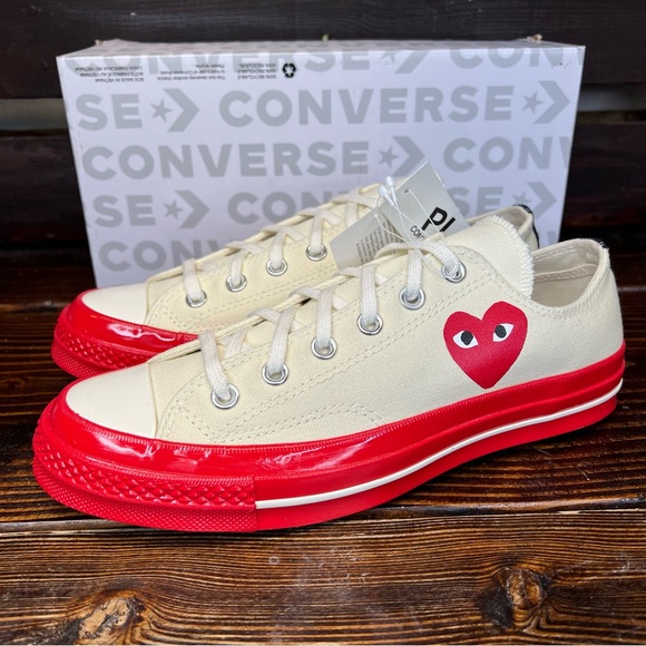 Converse Shoes - NIB Comme Des Garcons Play x Converse Chuck 70 Low Top Sneakers